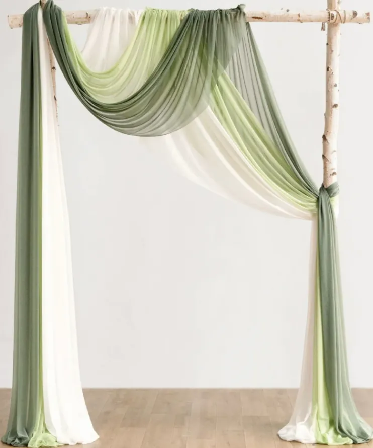 Arbor Drape Chiffon Sage Olive 20’