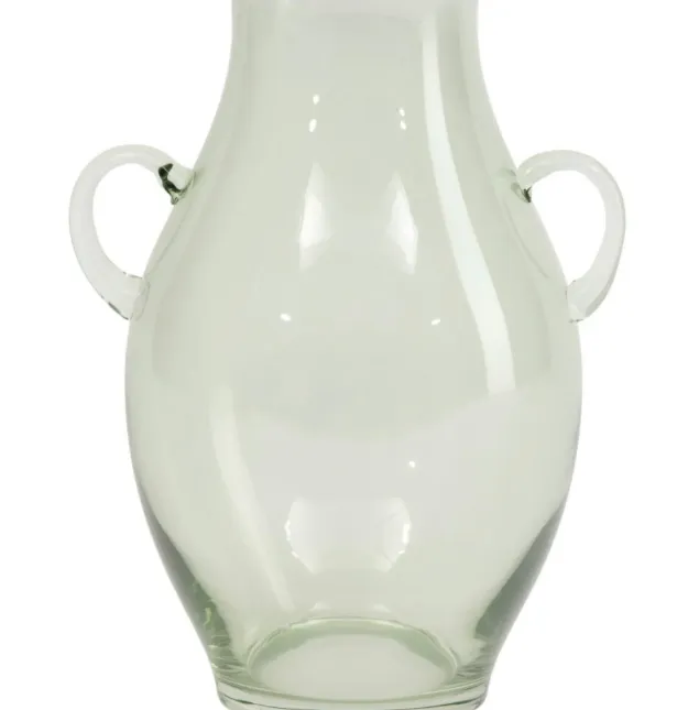 Vase Green 10”x13” Recylcled Glass
