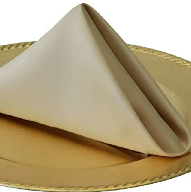 Napkin Lamour Satin Champagne