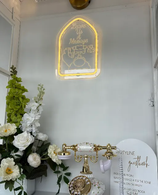Partyline Phone Booth Floral Package