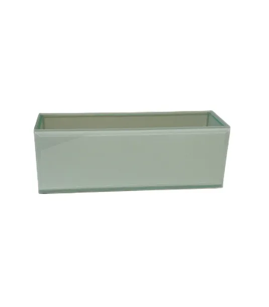 Vase White Mirror Trough