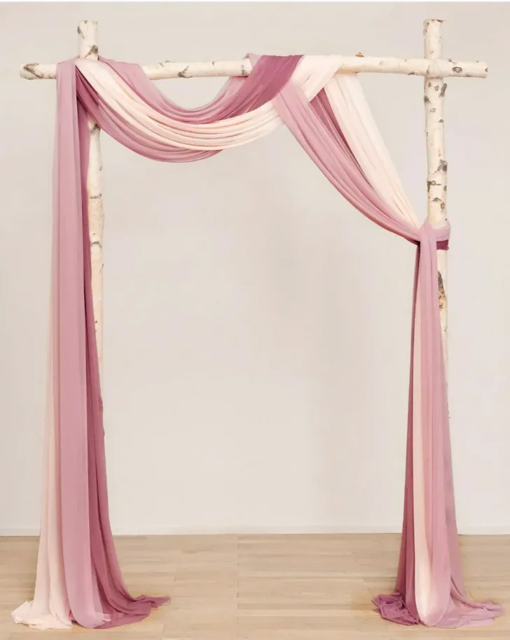 Arbor Drape Chiffon Blush 20’