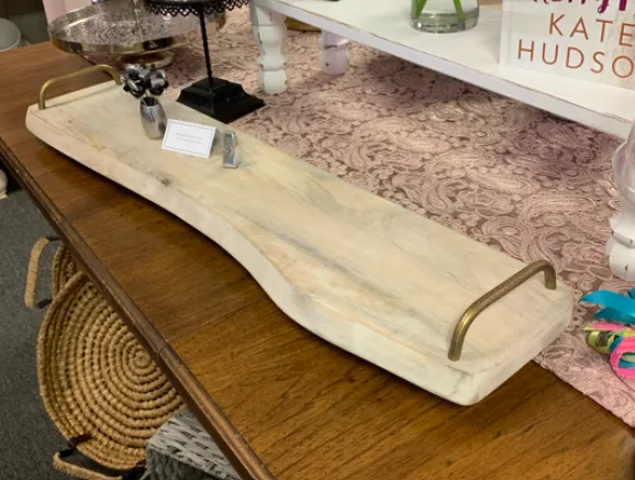 Tray Long Wood 33”x6”