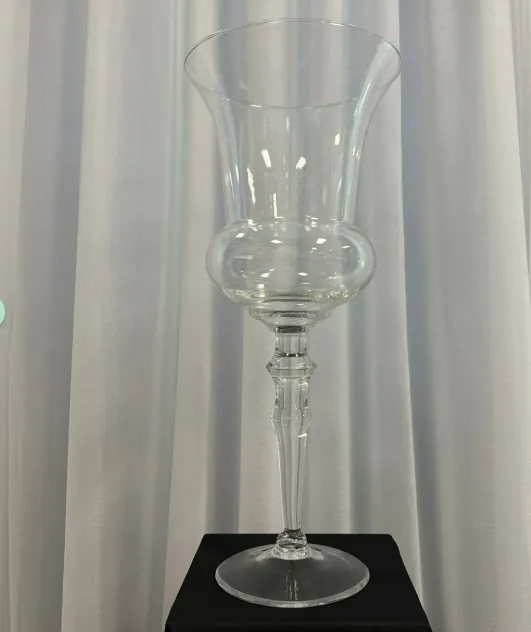 Vase Glass Tulip Tall 18.5”