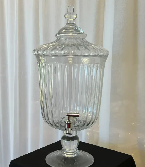 Beverage Dispenser Glass Vintage 2.5 Gallon