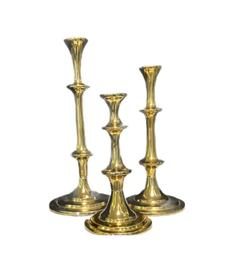 Candlestick Tapered Gold Disk