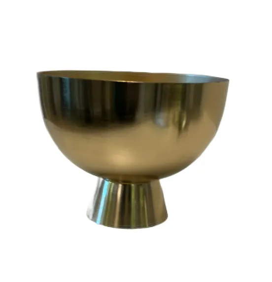 Vase Compote Gold Polish