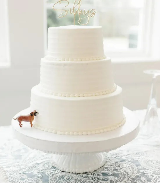 Cake Stand Beatriz White 13.5”