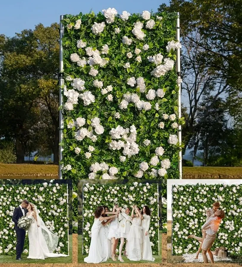 Backdrop 3D Flower Wall + Stand 8X8