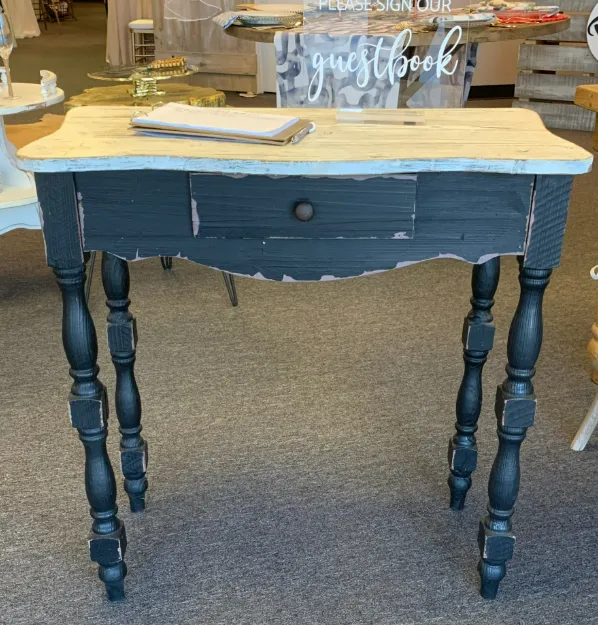 Partyline Black Phone Table