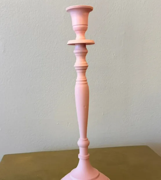 Candlestick Tapered Light Pink