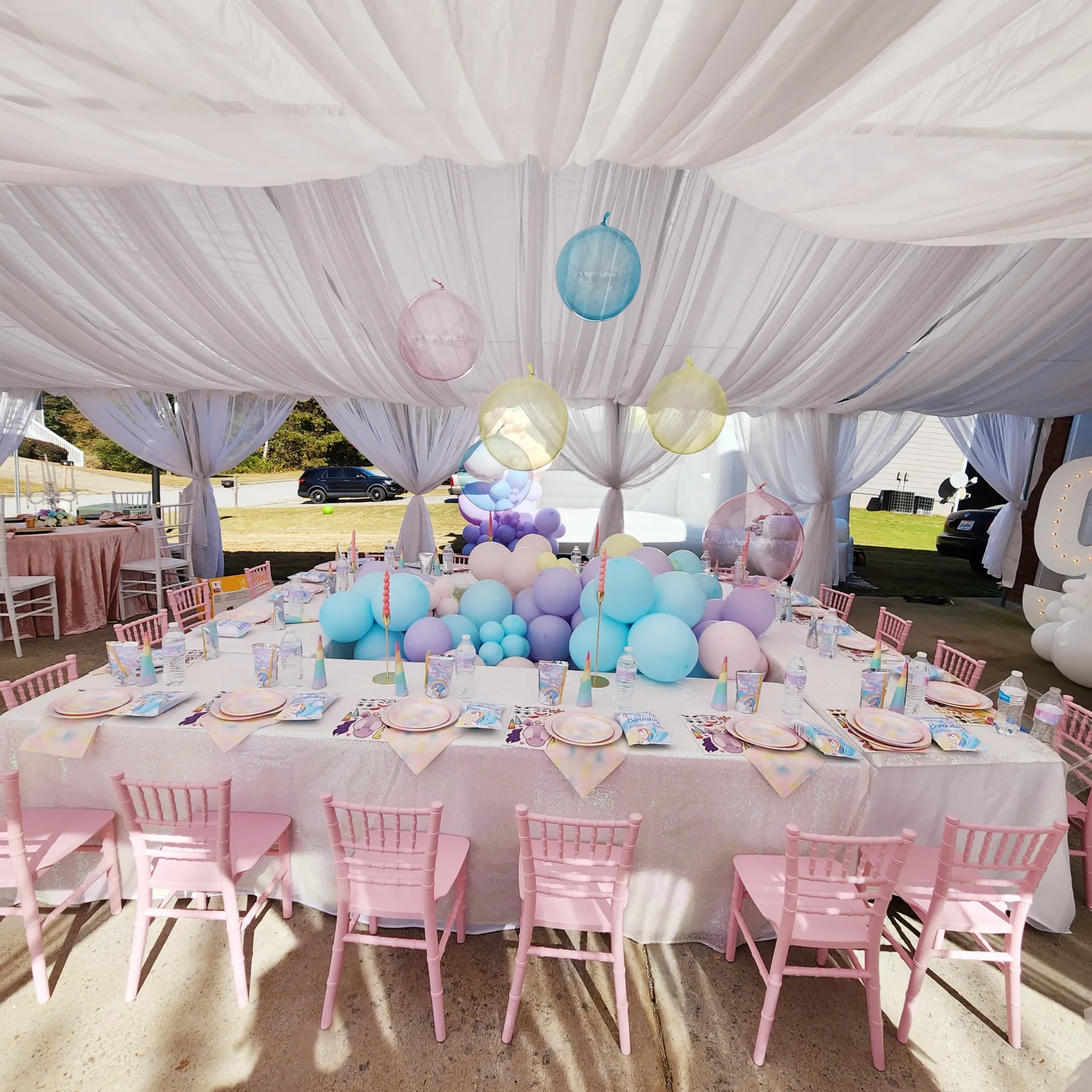 Kids Table Setup