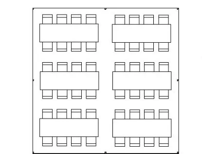 20X20 Tent w/ Long Tables