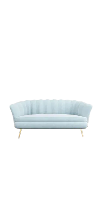 Love seat Baby blue 