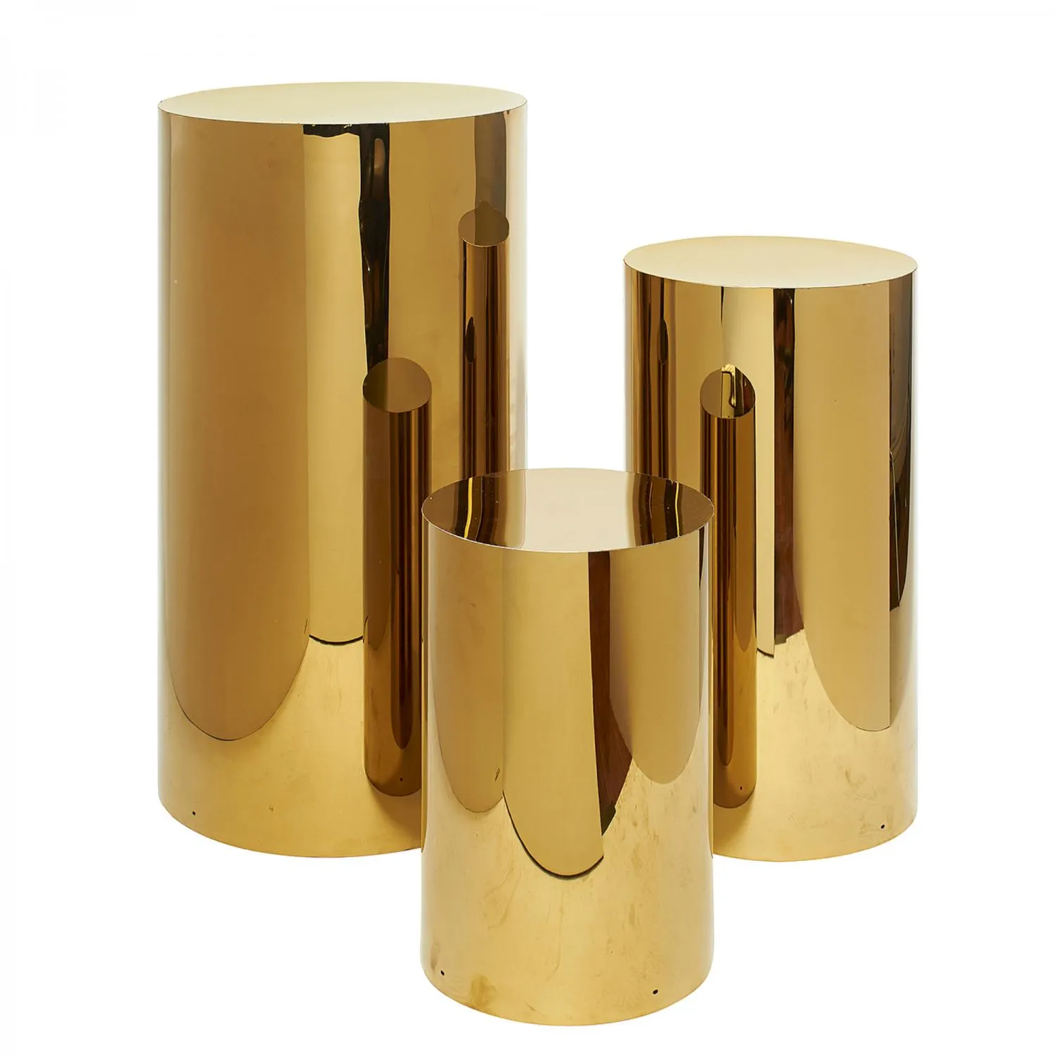 Round Pedestals -Gold