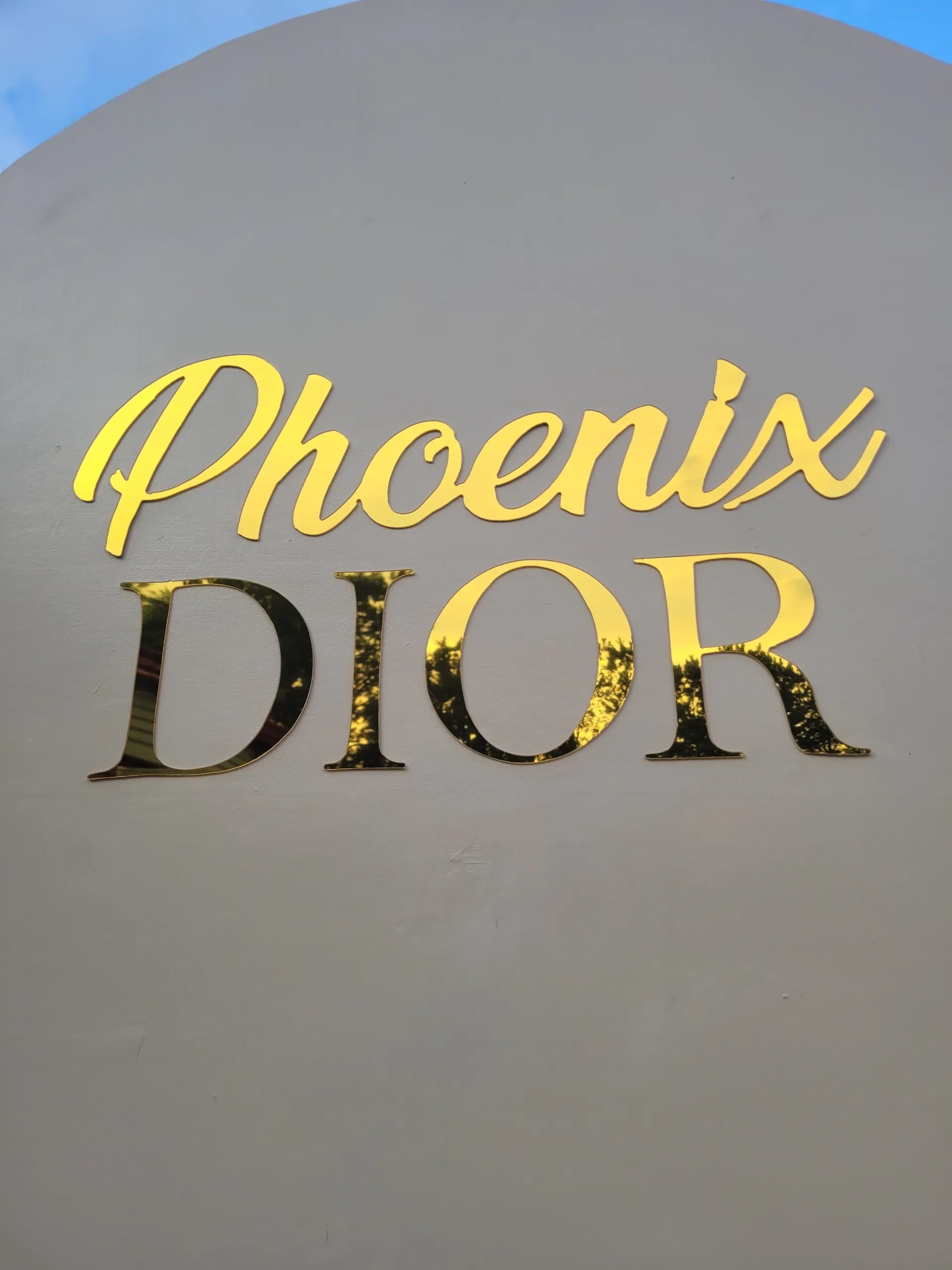 Custom Mirror Acrylic Name 