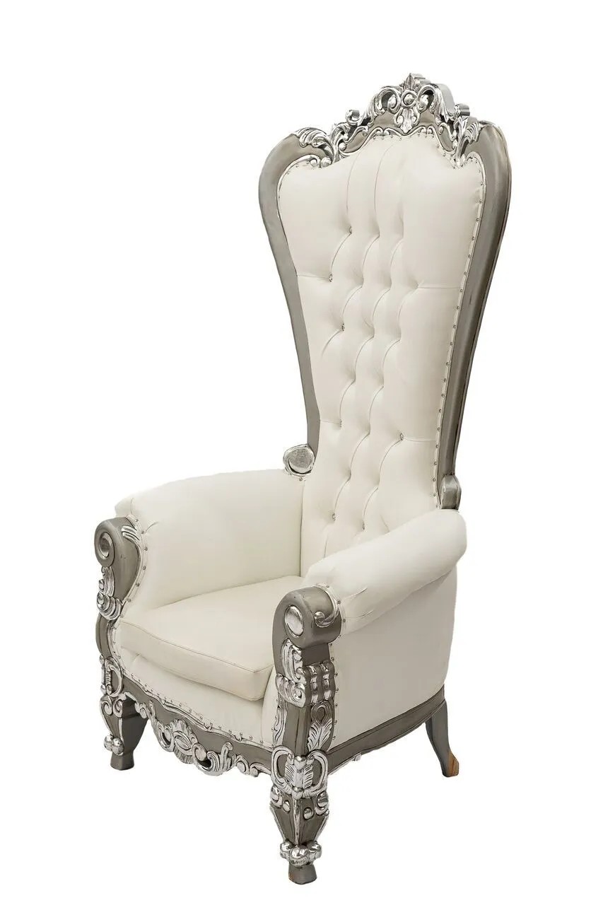 Silver Throne Chair