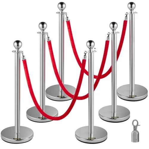 Silver Stanchions