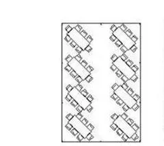 20X30 with Long Tables