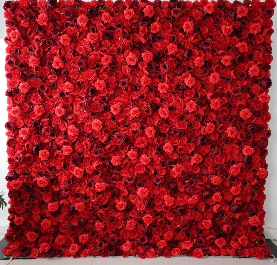 Flower Wall- Red 
