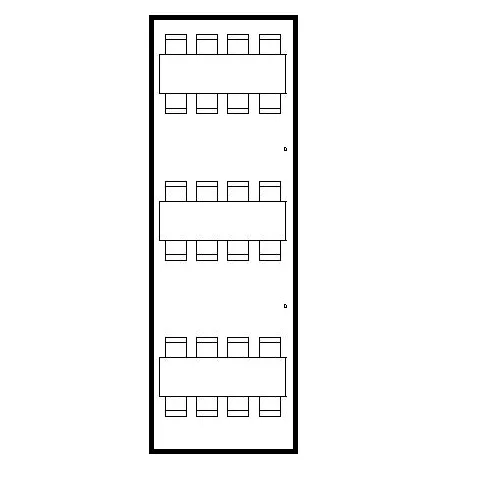 13X30 Tent with Long Tables