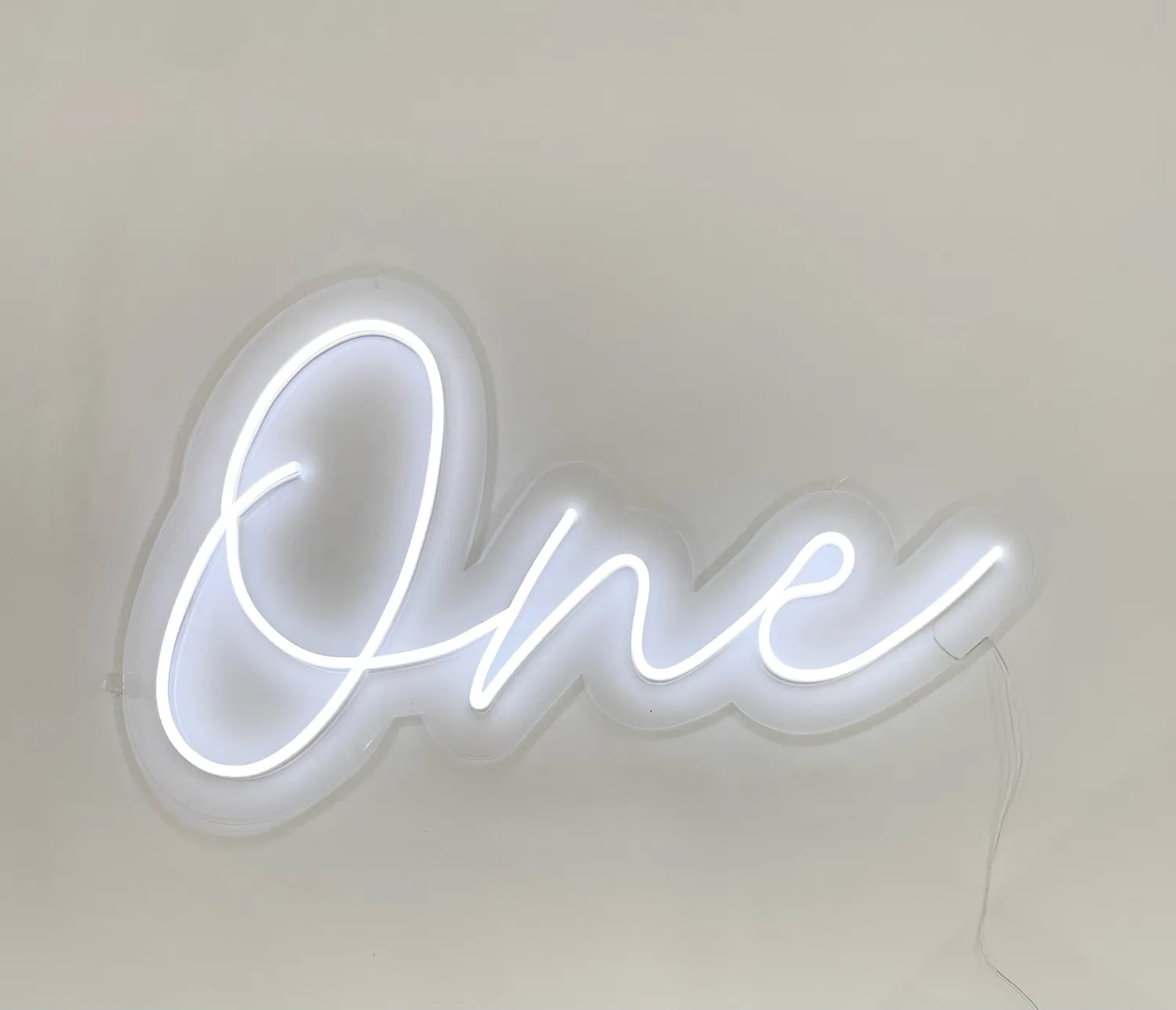Neon Sign "ONE "
