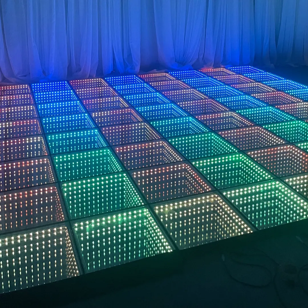 LED Infinity Multi-Color Dance Floor Rental