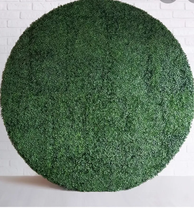 6.5ft Greenery Round Wall