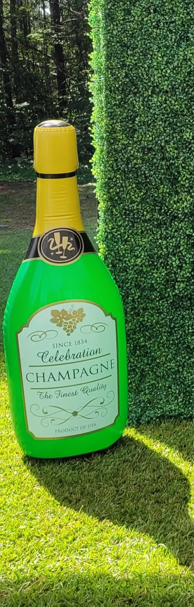 Inflatable Champagne Bottle