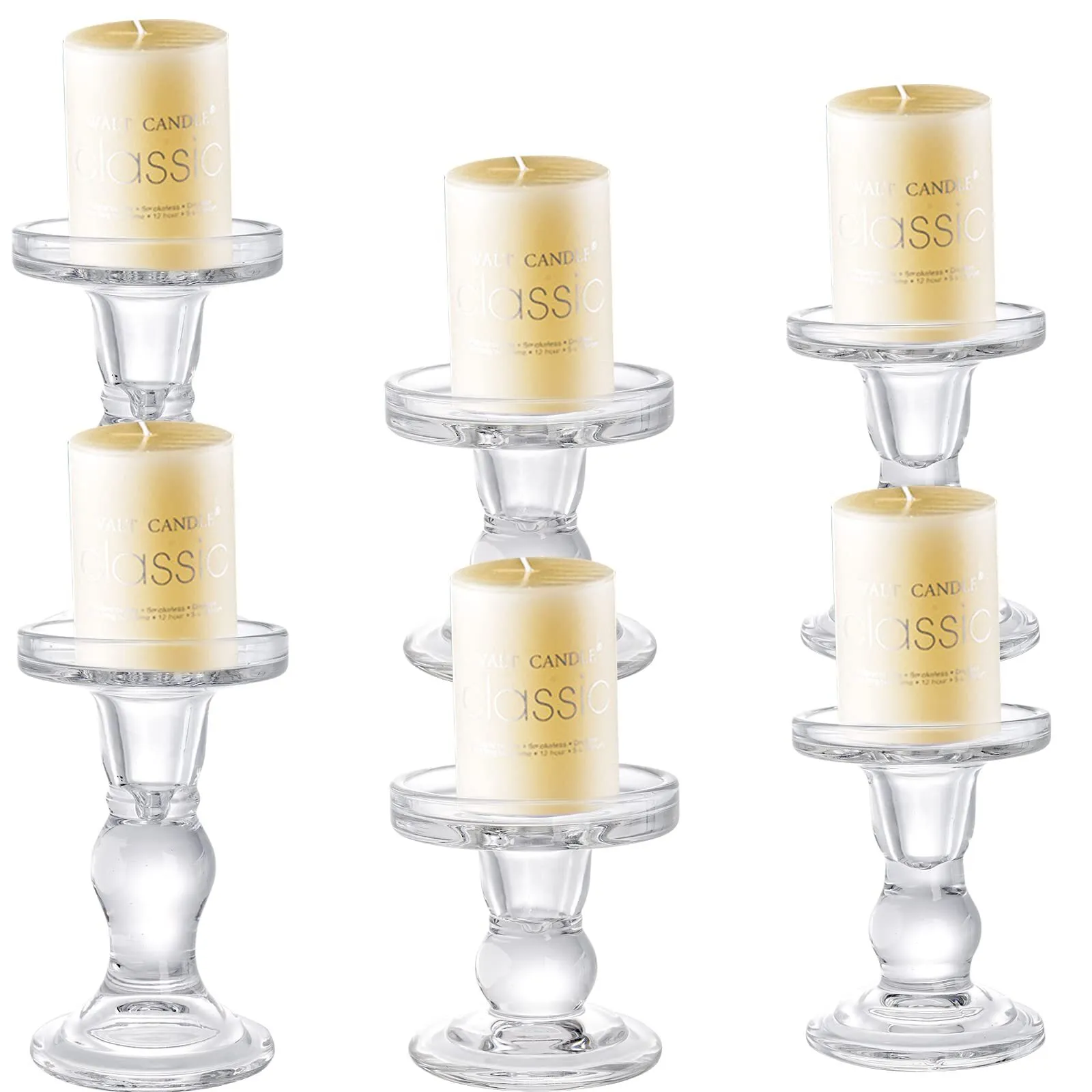 centerpieces clear cande