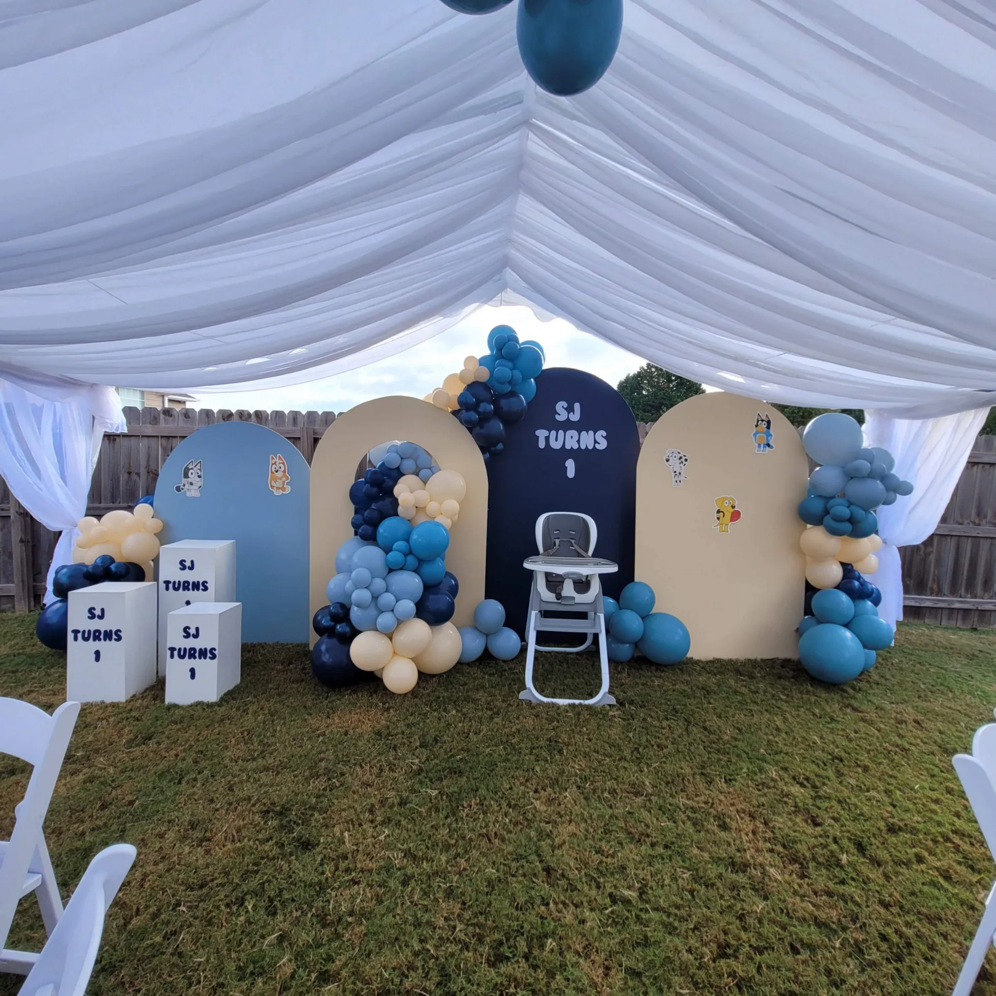 20x40 Draped Tent 