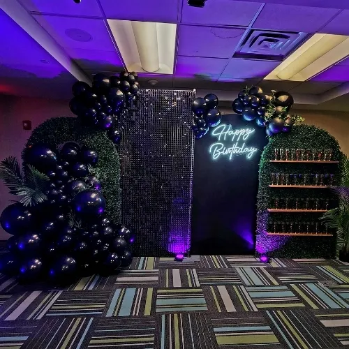 Shimmer Wall - Black