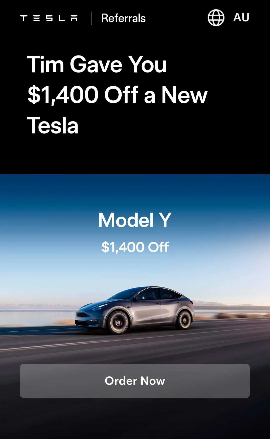Tim's Tesla Referral Code | Free