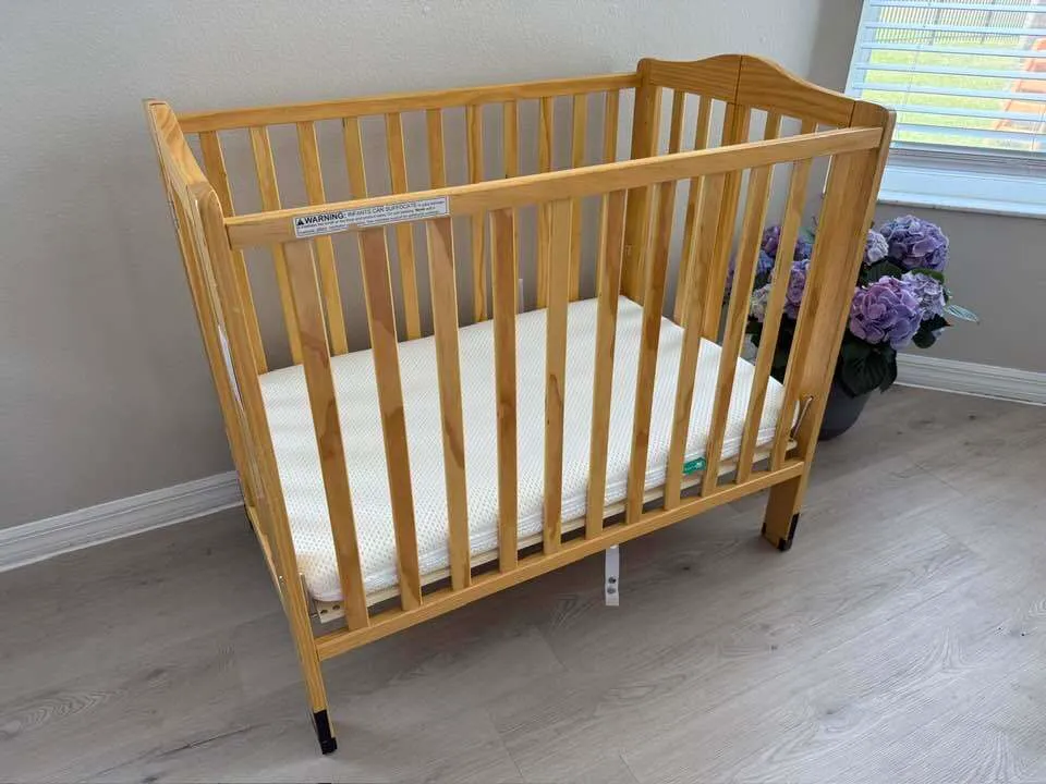 MINI Crib + Newton Mattress