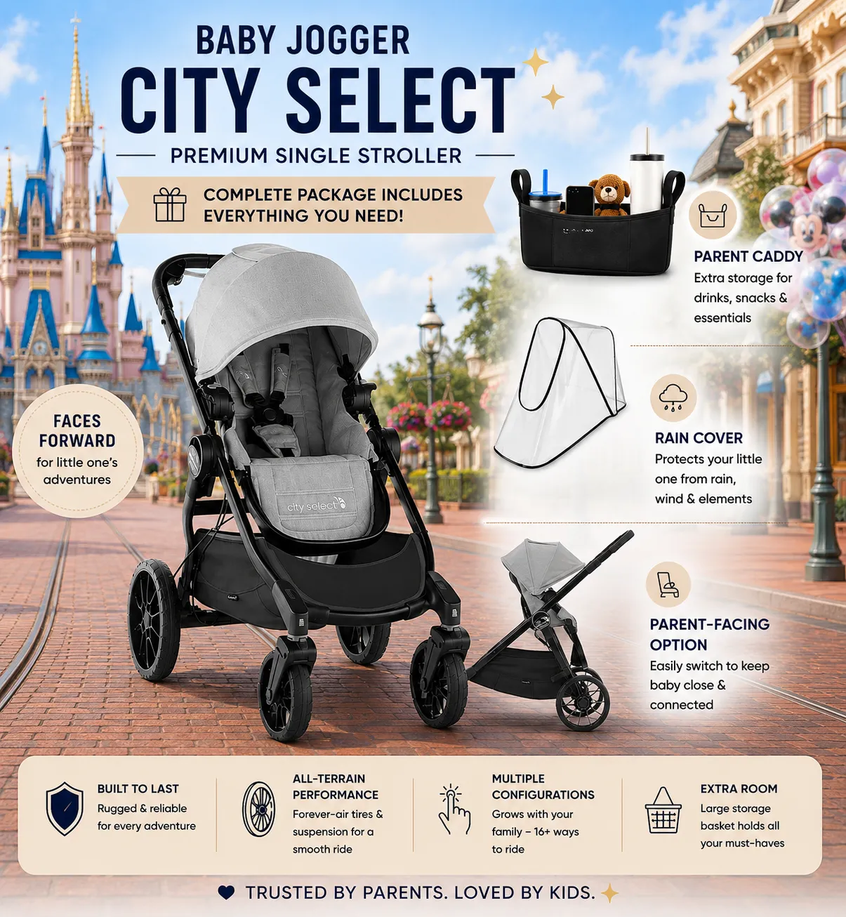Baby Jogger City Select Single Stroller