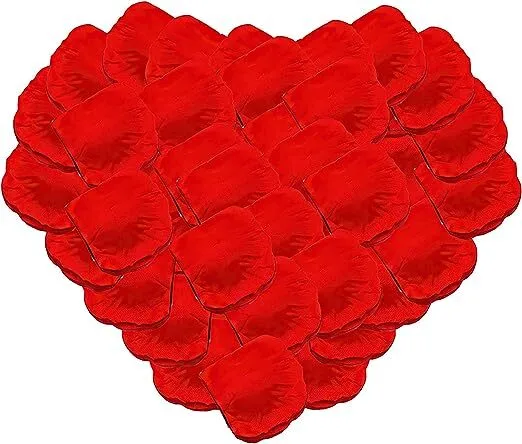 Artifial Red Rose Petals - 100 Pcs 
