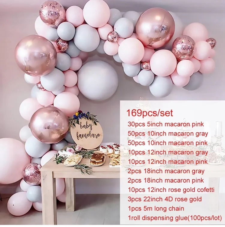 DIY Balloon Kit - Metallic Pink 