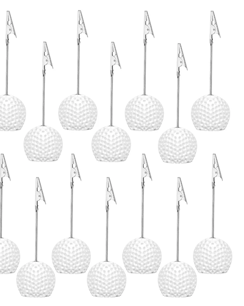20 Piece Golf Ball Photo Clips