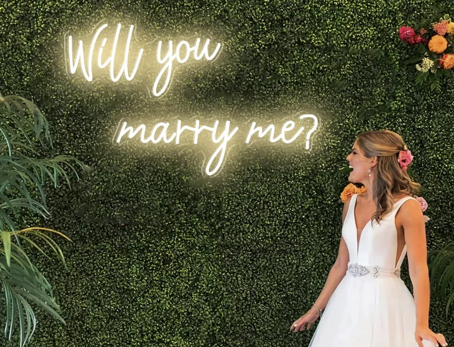 Will You Marry Me Neon Sign