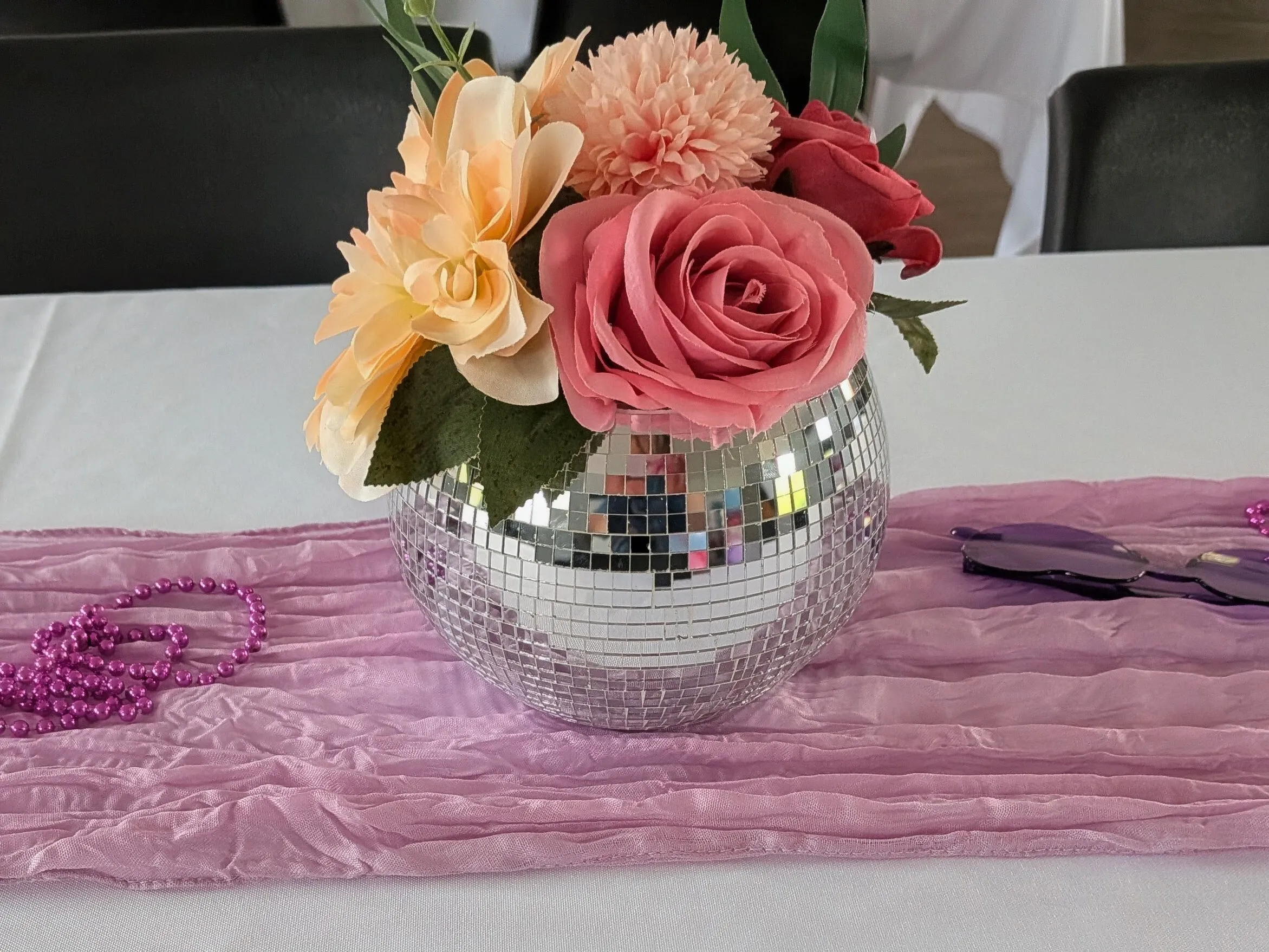 Disco Ball Vase