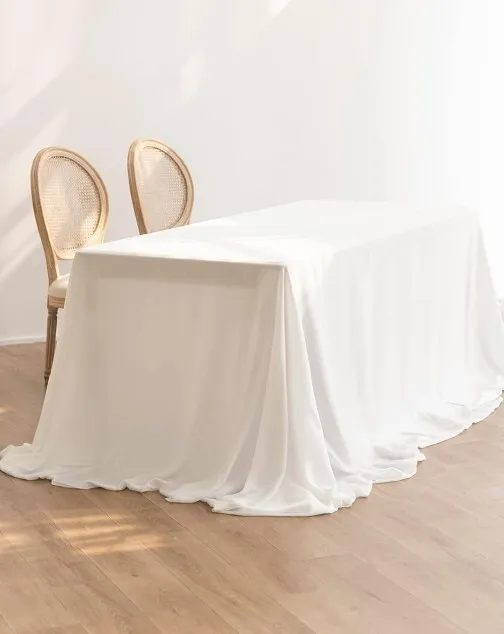 9x11 ft Pooling Tablecloth for Sweetheart Table