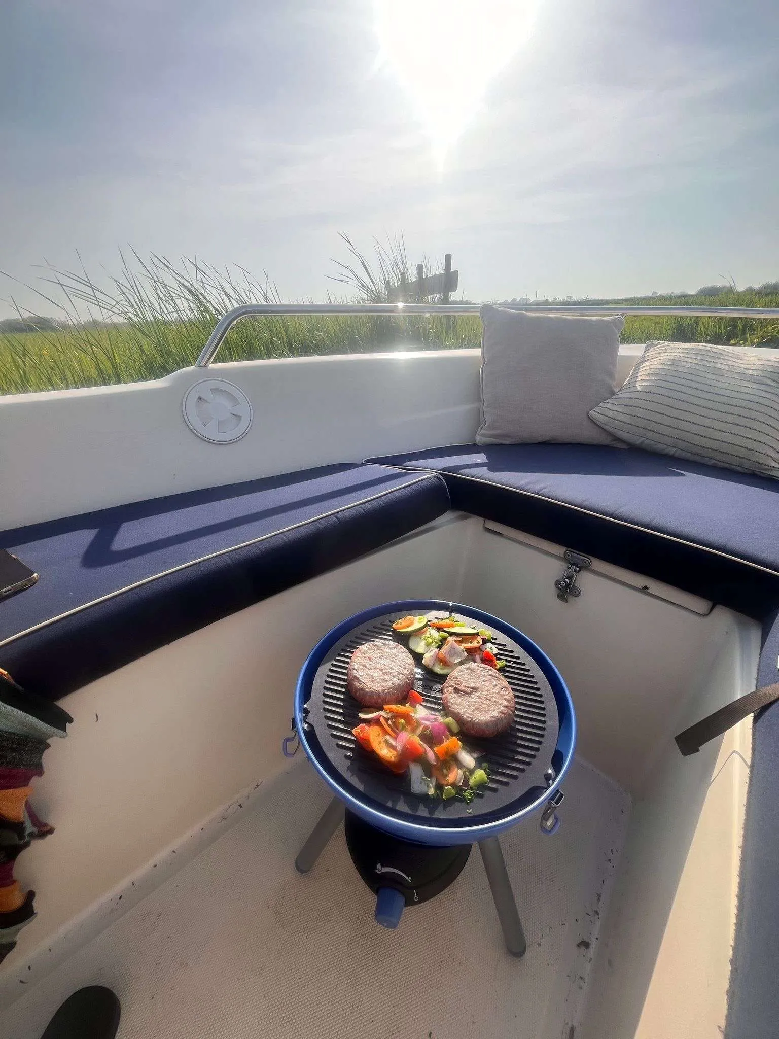 Stoom afblazen + BBQ