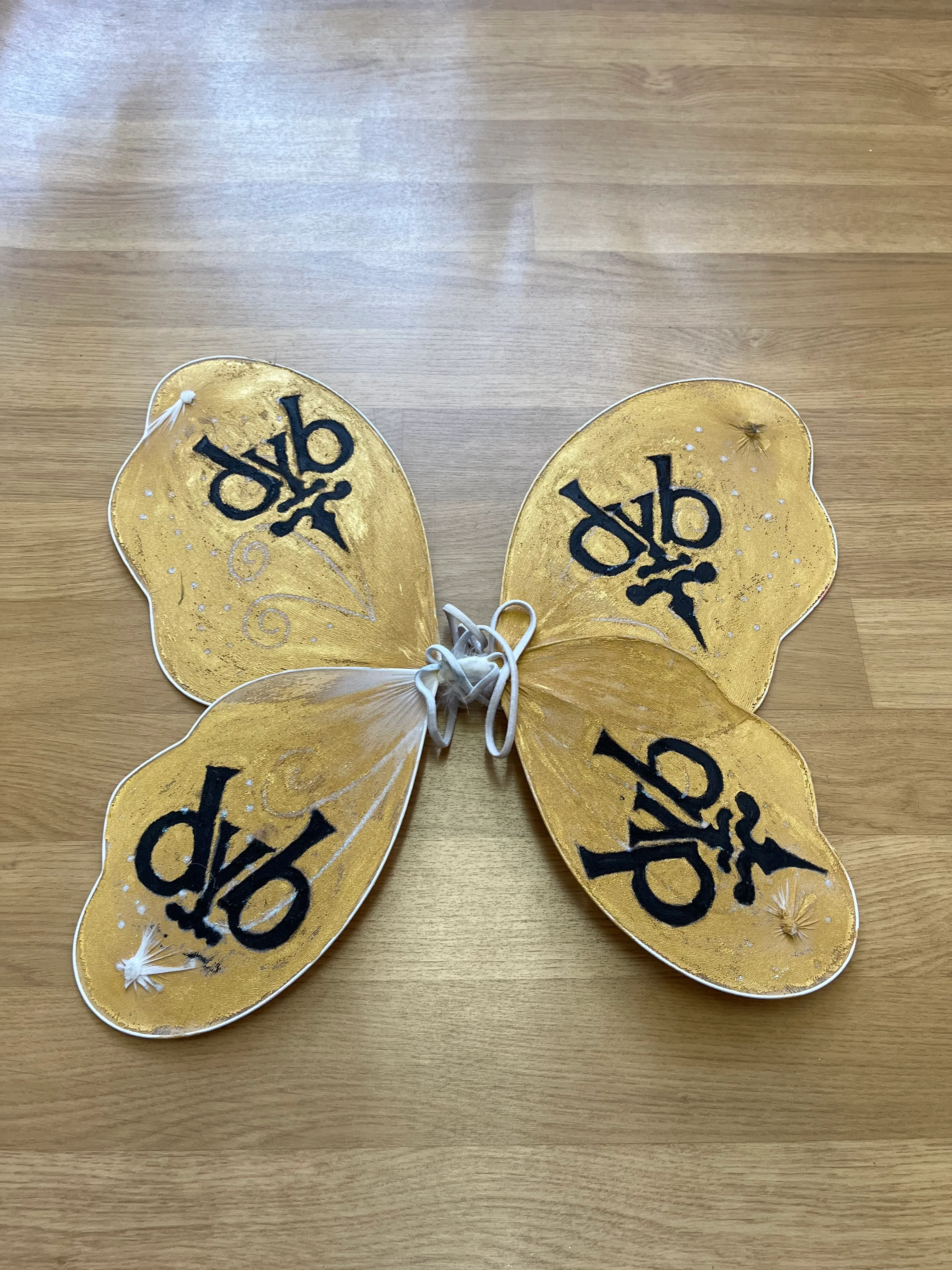 Wings- Yellow and Black