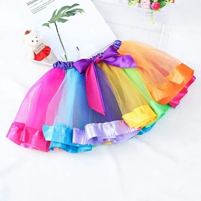 Skirt- Rainbow net