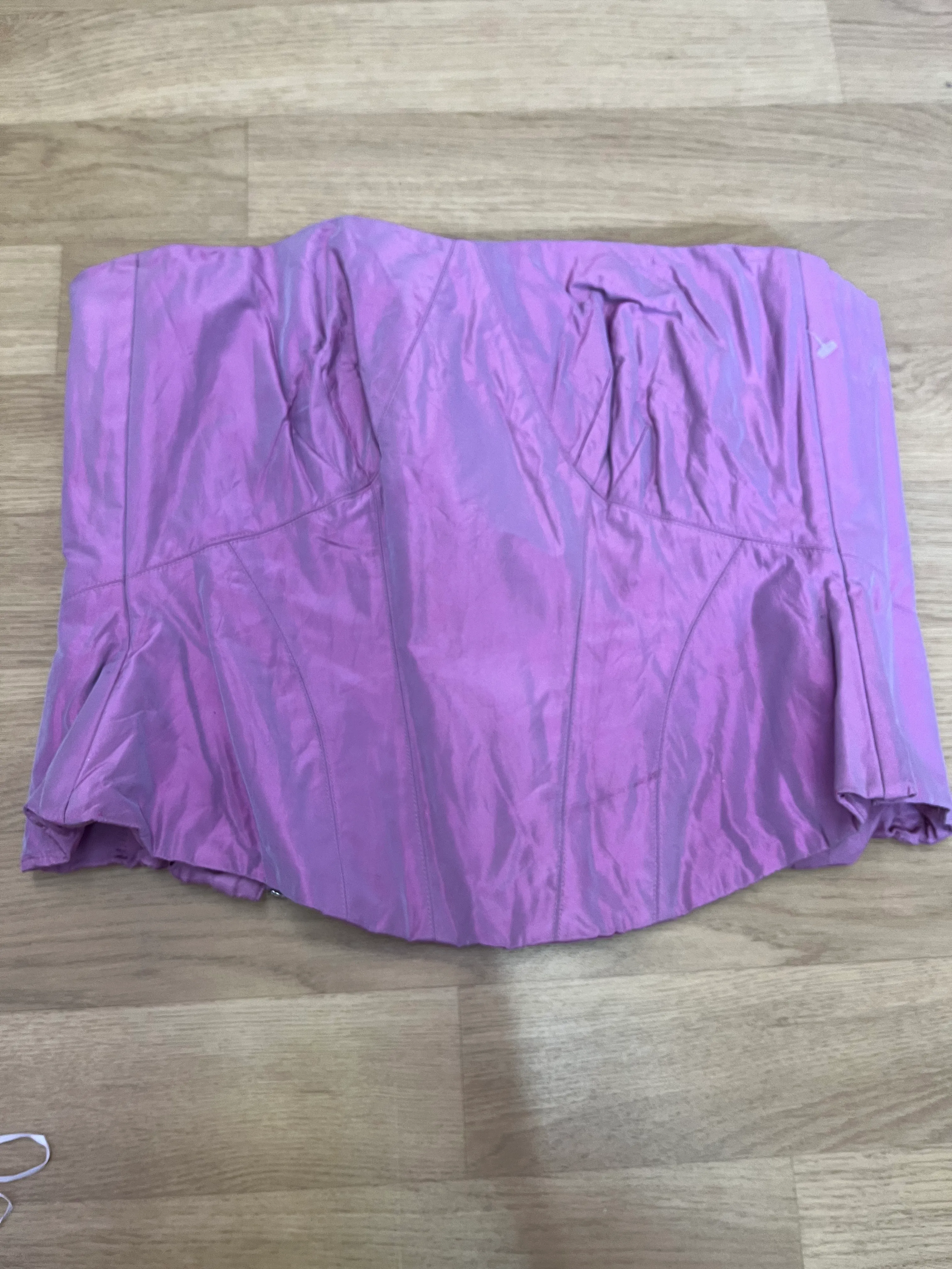 Corset- Dusky Pink Satin