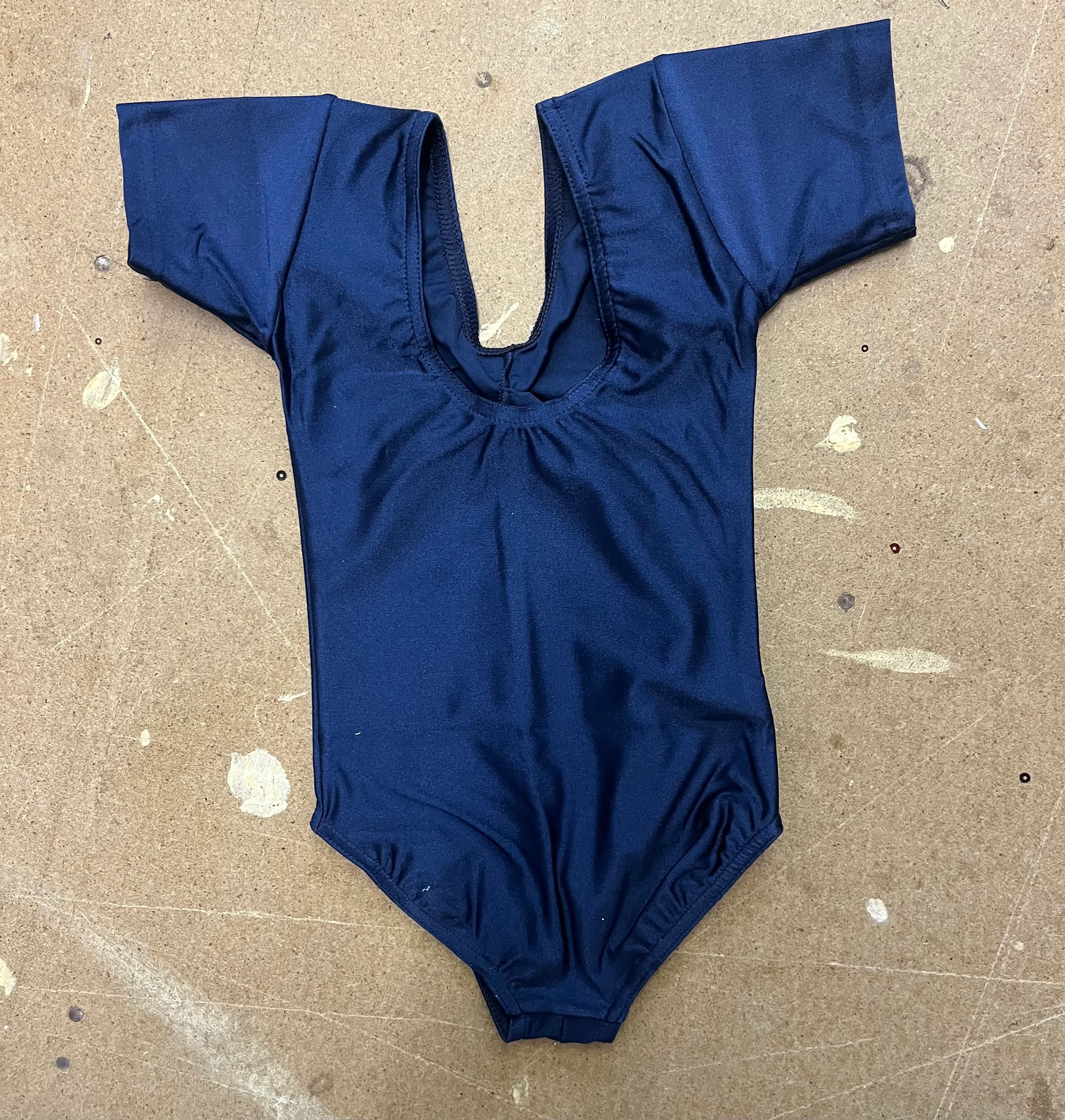 Leotard- navy short sleeve