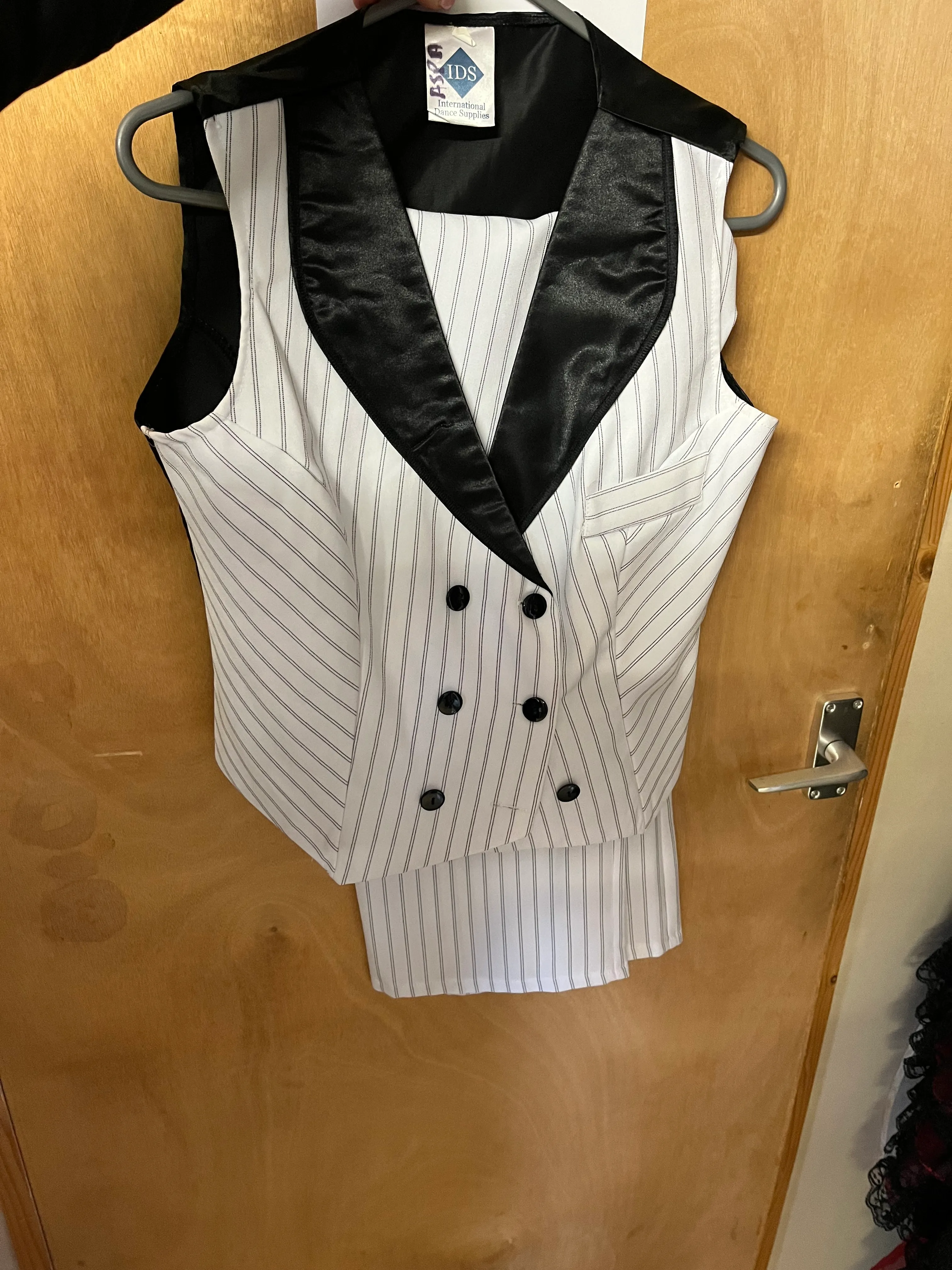 Two-piece - White Pinstripe