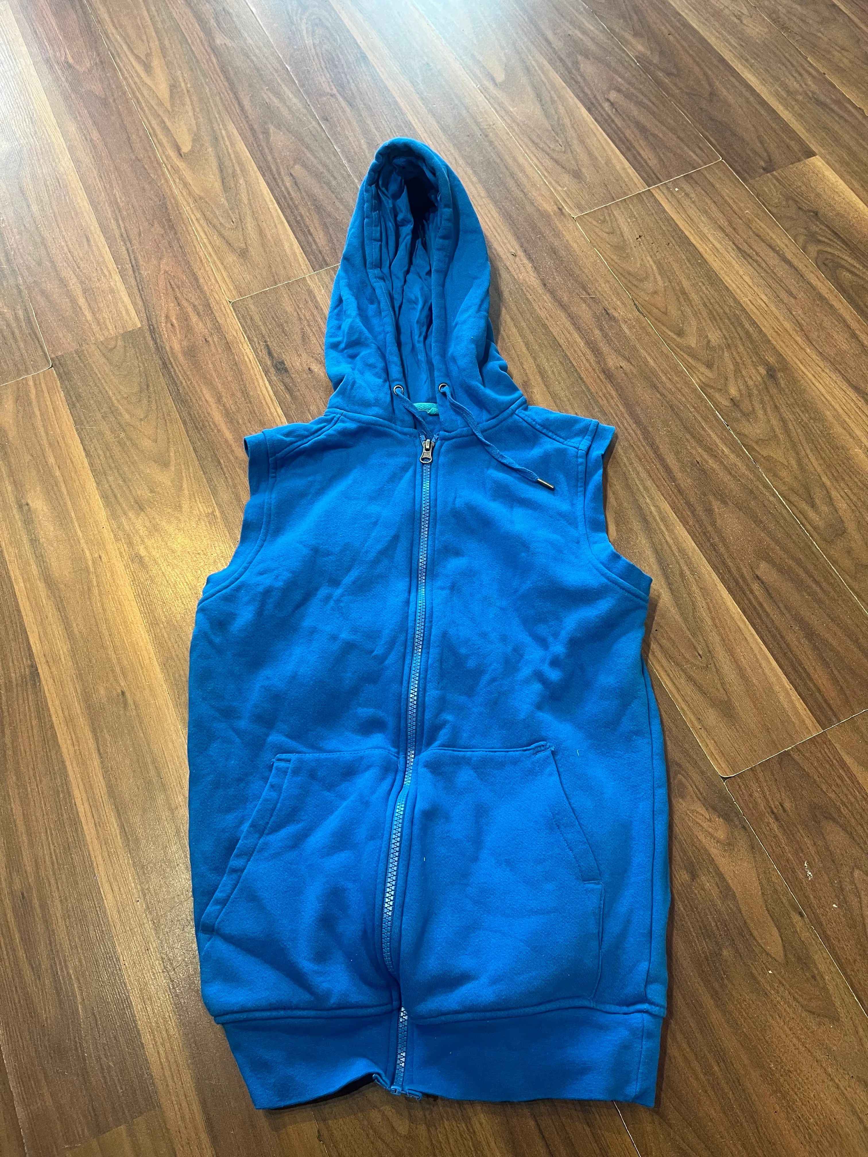 Jumper- Blue Jumper No Sleeves