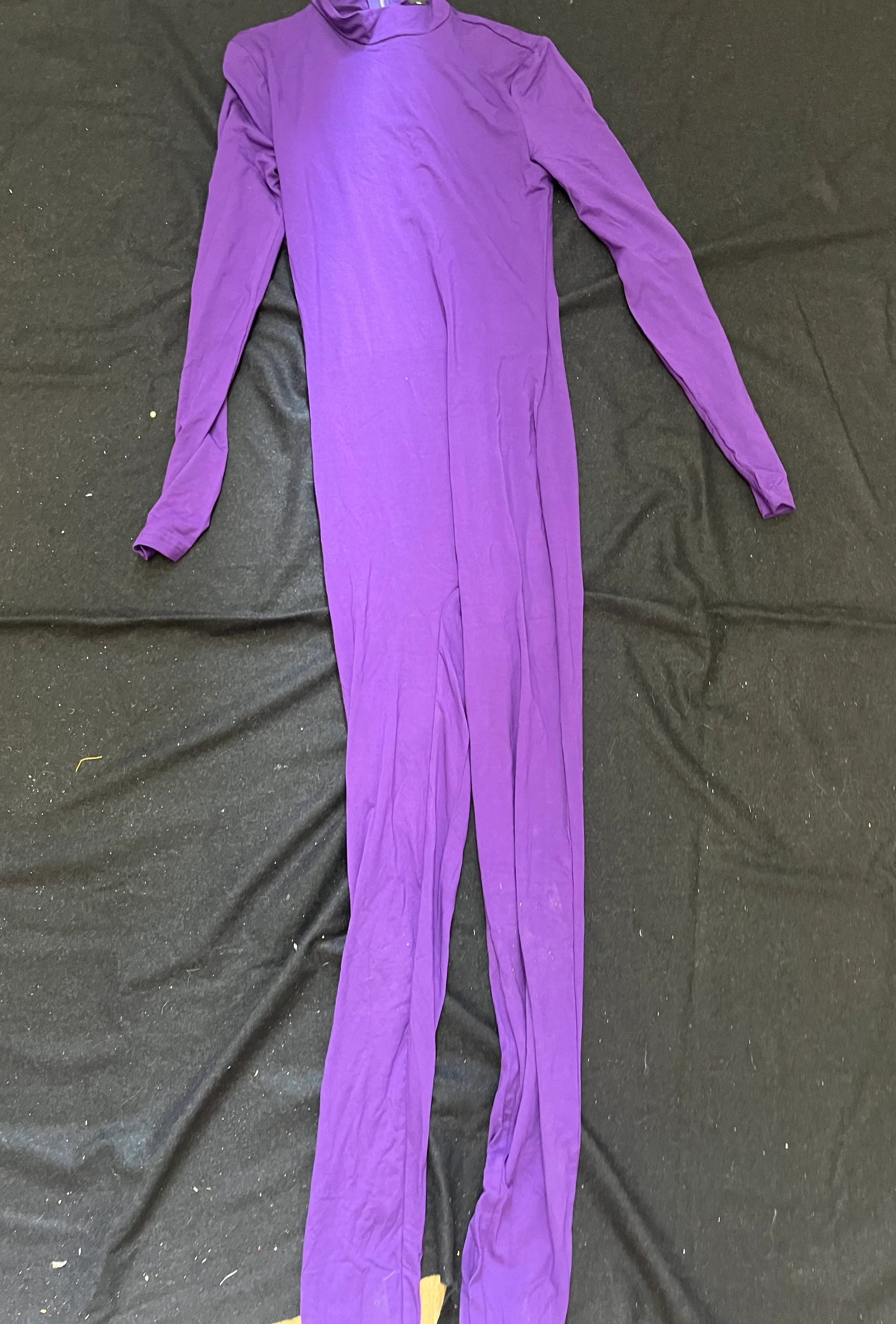 Catsuit- Purple zip