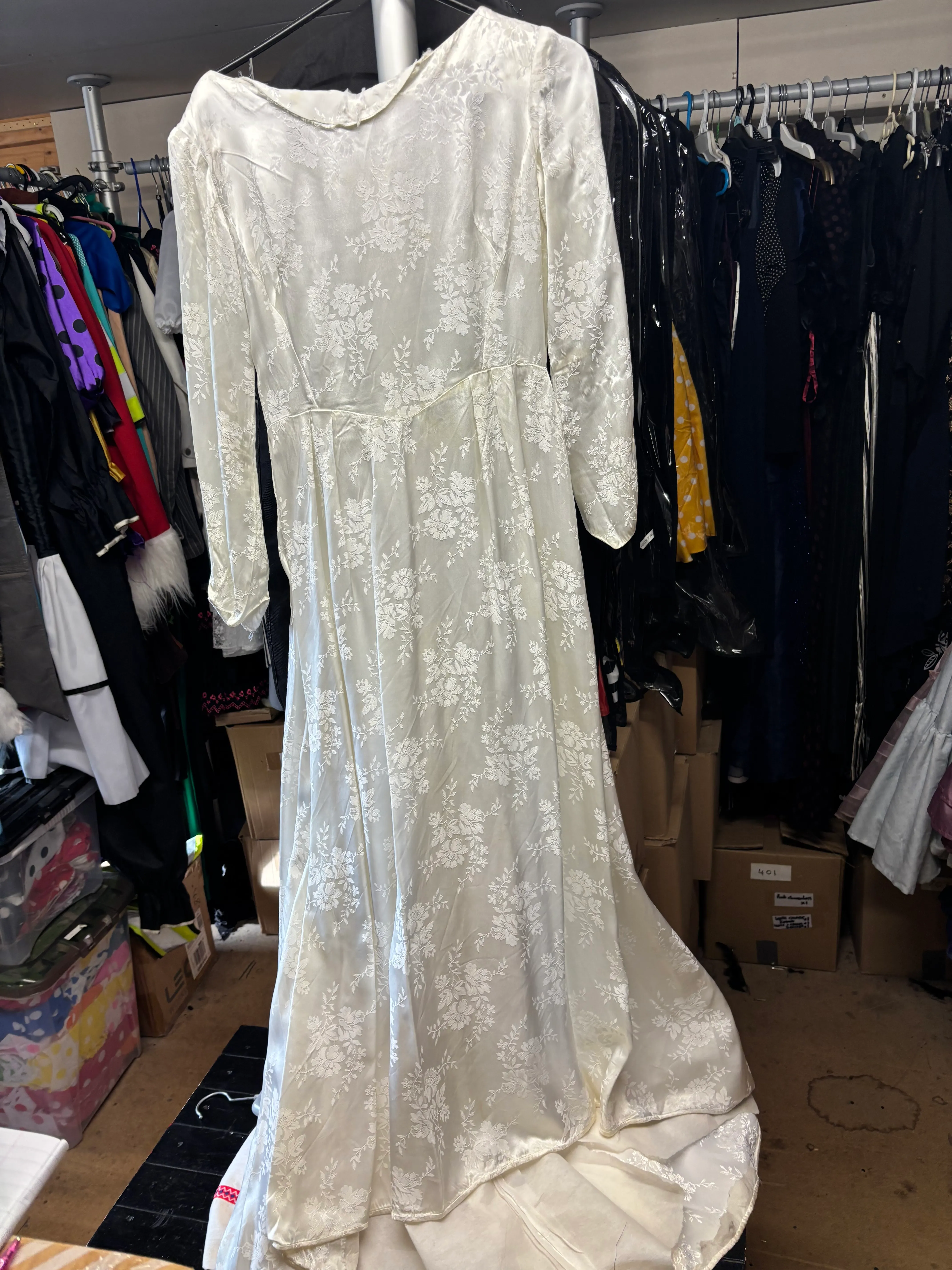 Wedding Dress- Cream Floral